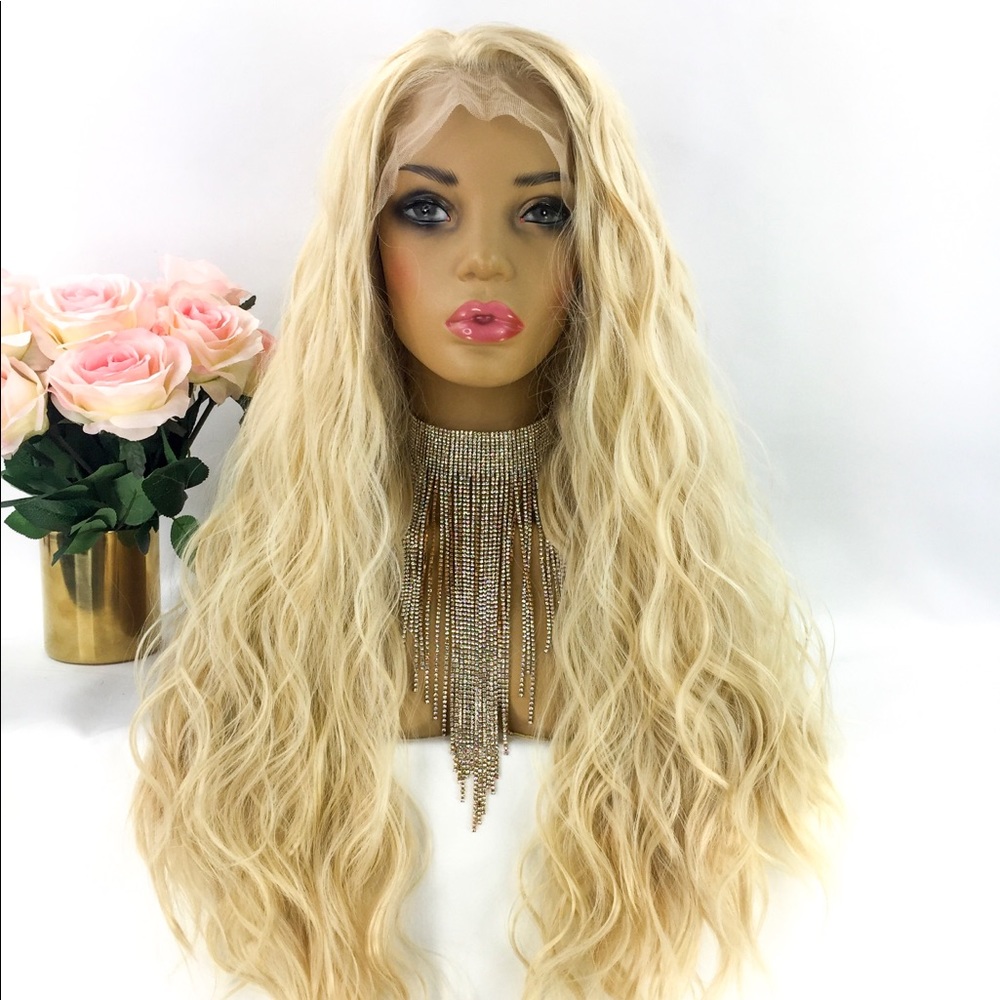 Bleached Blonde | 13x6” Full Lace Top Wig - Picture 2 of 8